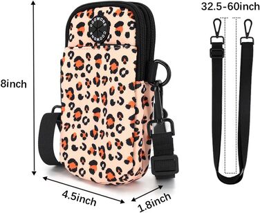 Сумка для ласощів для собак COOWONE з тримачем для відходів, поясна сумка для собак, сумка для цуценят для прогулянок, тренувань, біла/рожева Leopard 2.0
