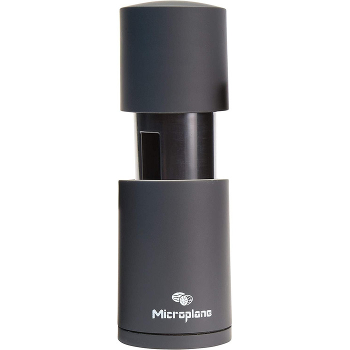 Мельниця для спецій Microplane Schwarz - для мускатного горіха, кориці, тонкої бобів, довгої перцю та інших сухих спецій
