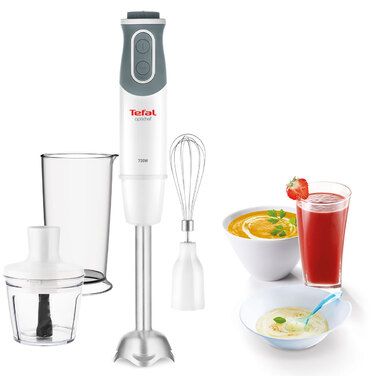 Ручний блендер Tefal Optichef 3в1, 800 Вт, білий