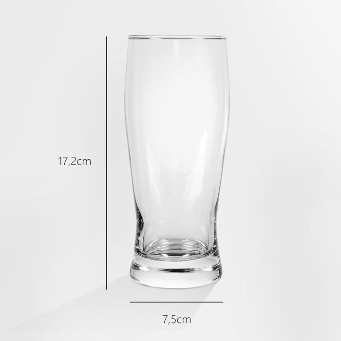 Набір пивних келихів 12er-Box Biergläser (скло, вироблено в ЄС, зручна форма) для пива, придатні для мийки в посудомийній машині