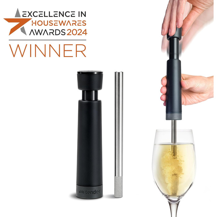 Stainless Steel Wine Aerator - Perfect Wine Flavoring - Aeration – Longer Lasting Fresh Wine. BPA - BPS Free, Dishwasher Safe, Ideal for Wine Lovers with Gift Box