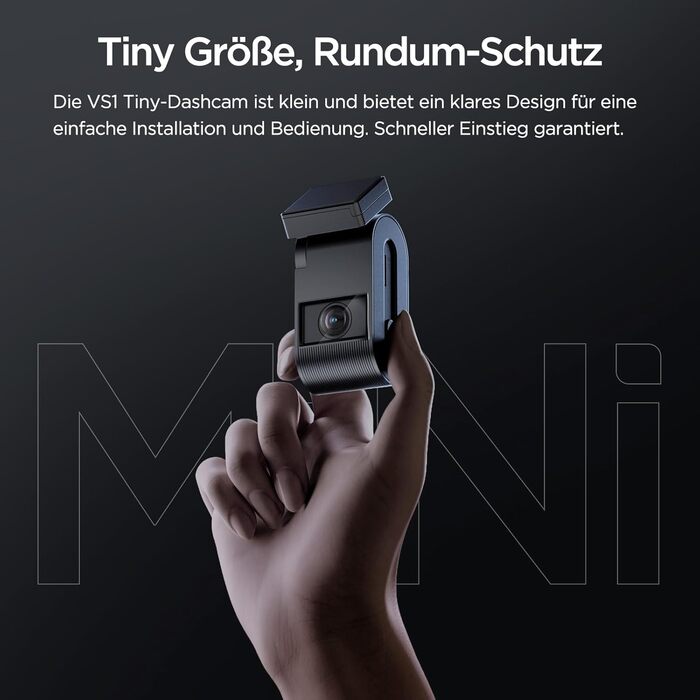 VIOFO VS1 2K Mini Dash Cam: Автомобільний відеореєстратор з GPS, HDR, Wi-Fi, 32GB, STARVIS 2 Sensor