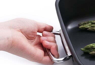 Форма для запікання LS Kitchen - Гратен для лазаньї з ручками, сталева жароміцна форма з антипригарним покриттям, набір 2 шт.