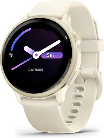 Розумний годинник Garmin vívoactive 6 (42 мм) - фітнес-годинник з AMOLED-дисплеєм, 11 днів роботи від акумулятора, 80+ спортивних функцій, здоров'я та сповіщення, Garmin Pay