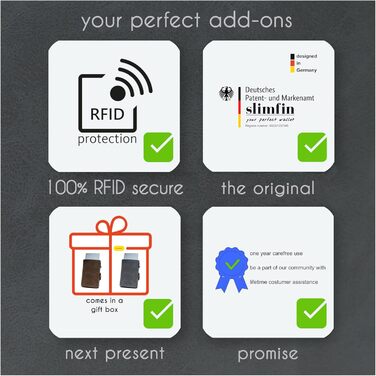 Чоловічий гаманець Slimfin® Maxi з відділом для монет - картхолдер - RFID захистом, пісочно-зелений