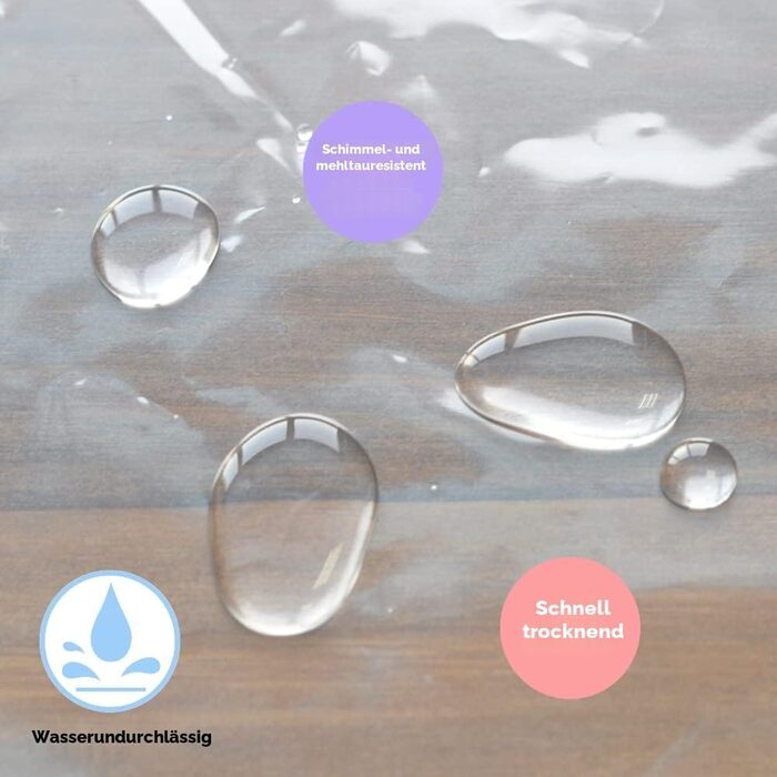 Прозорий душовий завіс YISURE 120x200 см з магнітами, водонепроникний, для ванни