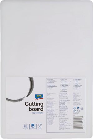 PE cutting board, 40 x 60 x 1.5 cm, white
