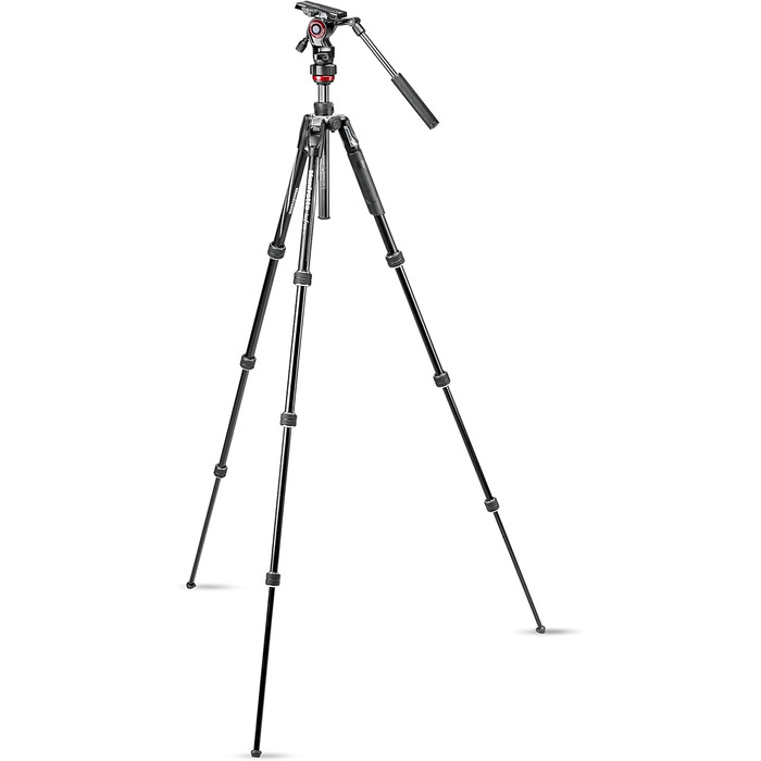 Manfrotto Befree Live: штатив для відеозйомки з відео-головкою, для DSLR, беззеркальних та відеокамер
