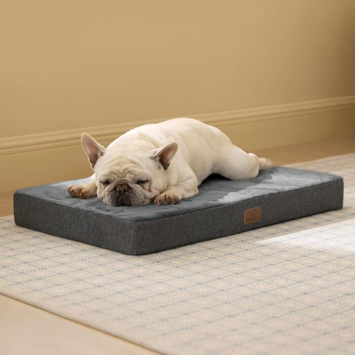 Ортопедична подушка для собак BEDSURE - 61x41x8 см, з ефектом пам'яті, кучельна, для маленьких собак