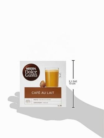 Кавові капсули NESCAFÉ Dolce Gusto Café au Lait, 3 упаковки по 30 капсул (загалом 90 шт), 160 г