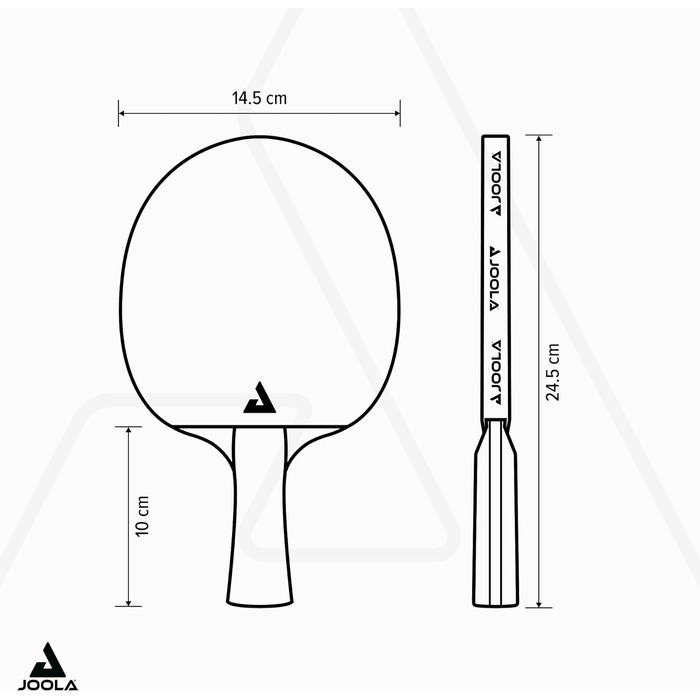 JOOLA Vivid Outdoor Table Tennis Set - 2 Paddles, 3 Balls, Cover - Lime/Blue - 6 Piece Single