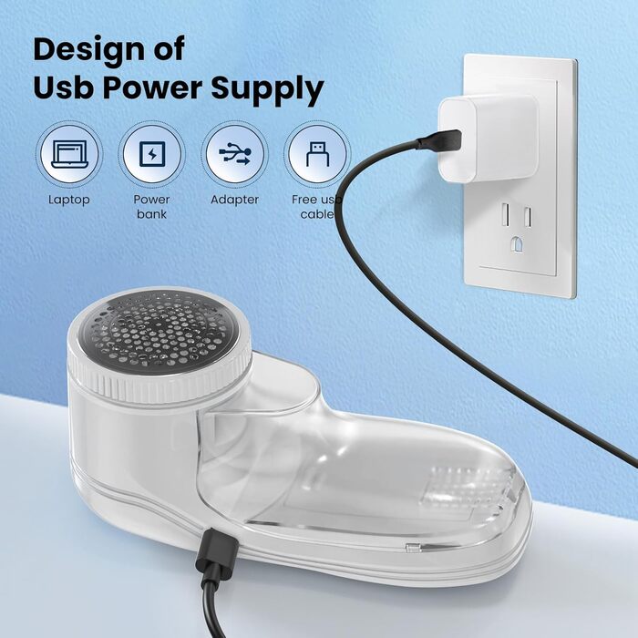 Електричний видалення ворсу для одягу та килимів (3 леза)