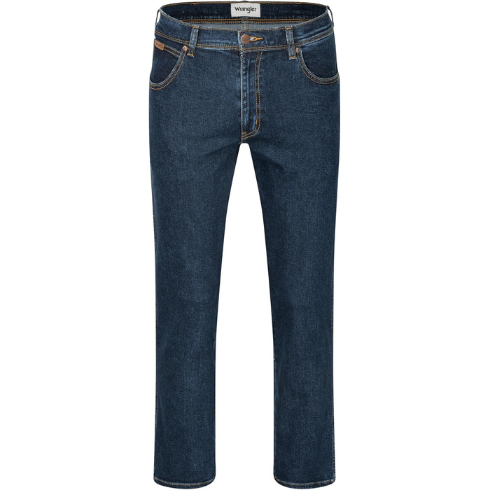 Джинси чоловічі Wrangler Texas Regular Fit Authentic Straight Darkstone + Чорний ремінь 34W/32L