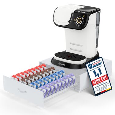 Тримач для капсул Tassimo Prodiumart: елегантний диспенсер на 64 капсули, для кавової станції