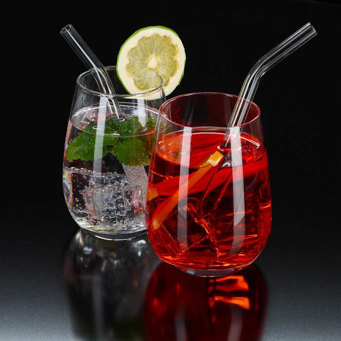 Relaxdays Set of 6 Decorative Glasses