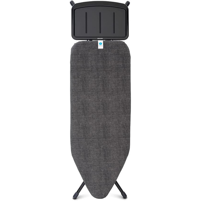 Прасувальна дошка Brabantia Jeansschwarz 124x45 см з підставкою для станції пари