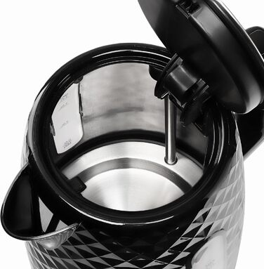 Електричний чайник Eldom C265B 1.7л, 2000W, ретро дизайн, білий | Чайник для води з індикатором рівня води