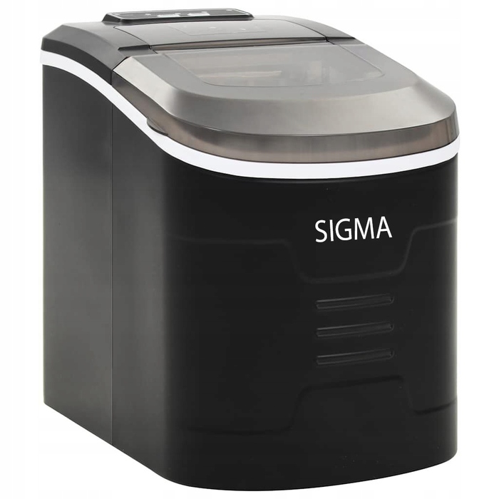Льодогенератор Sigma, чорний, 112 Вт, 12 кг/24 год, 2,2 л