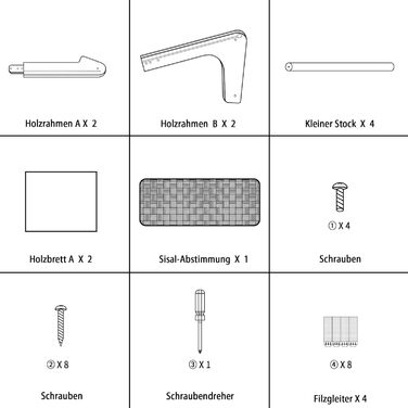 PETKARAY Дряпка для котів, L-подібна дряпка з сизалю, 68 см, 2-в-1, для стіни та кута (з котячою м'ятою, іграшка-мишка), бежевий