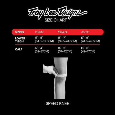 Захисна наколінна манжета Troy Lee Speed, чорна