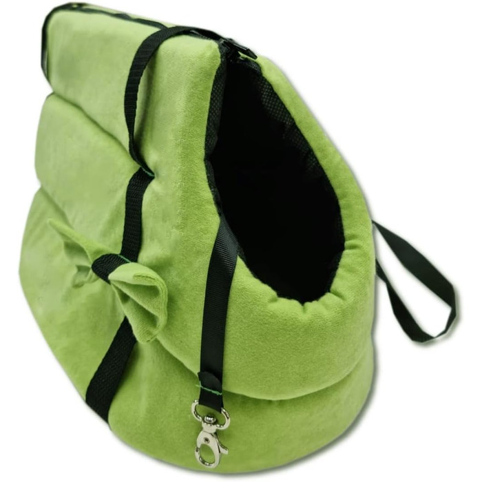 Сучасна переносна сумка для собак та котів Odolplusz Elegante (зелена) - для маленьких, середніх, великих тварин. Можливі розміри: XS, S, M, L. Переноска, сумка-переноска, транспортувальна сумка.