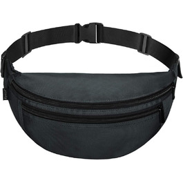 RYACO Поясна сумка на пояс для жінок та чоловіків. Стильна сумка через плече, водонепроникна. Ідеальна для подорожей, спорту, бігу та активного відпочинку (сіра)