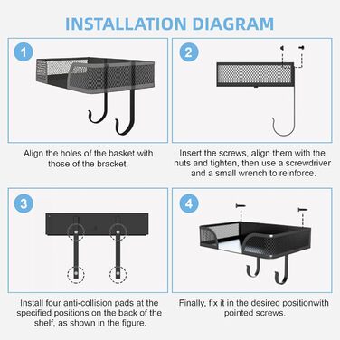 Настінний тримач для прасувальної дошки з кошиком та гачками, органайзер для прасування