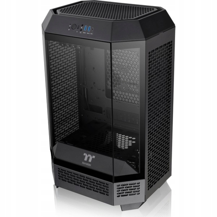 Корпус Thermaltake The Tower 300 TG Micro Tower, чорний