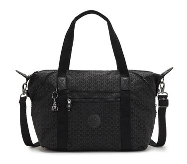 Сумка Kipling ART середнього розміру з фірмовим принтом (Signature Emb) - оригінал