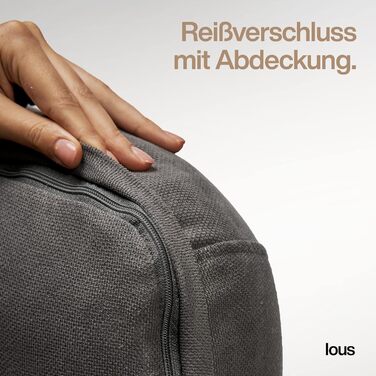 Захист для дивана від собаки - лежанка для собак, ковдра на диван - ручна виготовлення, захисна ковдра з бортиком - прання до 90 градусів, особливо м'яка - розмір: приблизно 90x90x13 см (плюш, коричневий, XL)