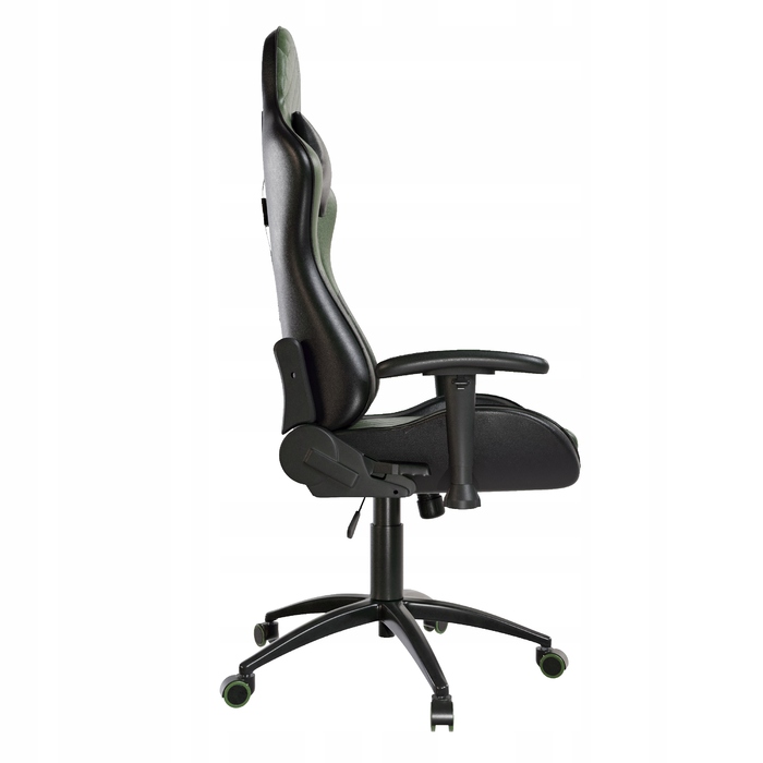 Ігрове крісло Cobra Draco CRF194 Green, штучна шкіра