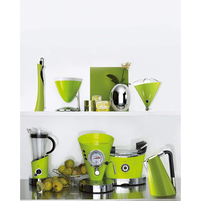 Кухонні ваги Bugatti Uma з таймером та електронним дисплеєм, 3 кг, зелений колір