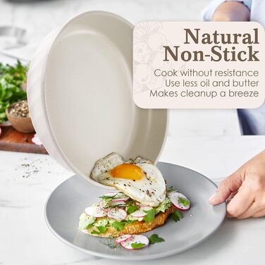 Набір сковорідок з антипригарним покриттям RIOVARM з кришками для індукційних плит. Набір посуду з гранітним покриттям, без PFOA, сковорода для омлетів 20/24/28 см