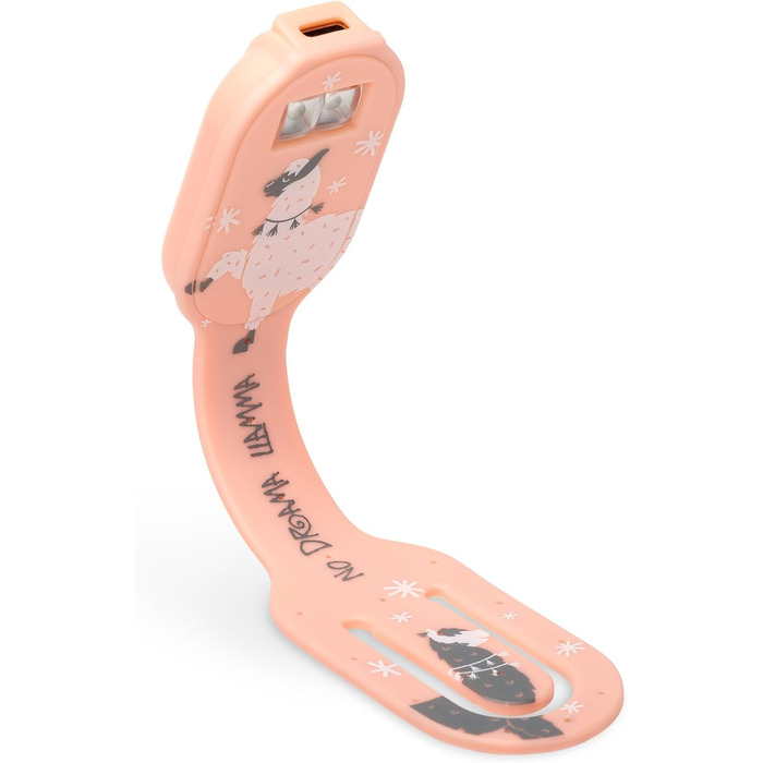 Перезаряджувана LED лампа для читання Flexilight 2-в-1: кліпса для книги, ліхтарик для дітей та дорослих, аксесуар для читання, подарунок для книголюбів (Lama)