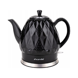 Електричний чайник Kamille KM1728, 1200 Вт, 1,5 л, чорний