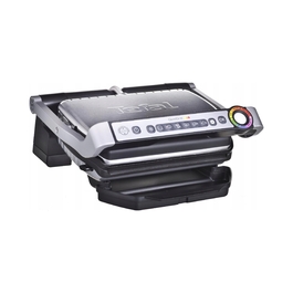 Електричний контактний гриль Tefal OptiGrill GC705D16, сріблястий/сірий, 2000 Вт