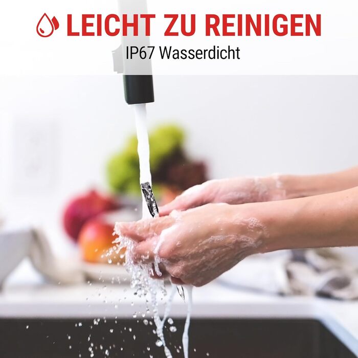 Бездротовий термометр для м'яса ThermoPro TempSpike Bluetooth 150м, IP67, для гриля, духовки, мангала, ротісерії, фритюрниці