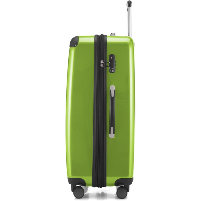 Чемодан Hauptstadtkoffer ALEX - Розширюваний валіз з жорстким корпусом 75 см (119 л) з TSA-замком – міцний дорожній вагончик з 4 подвійними колесами, кольору яблучної зелені, 75 см (L)