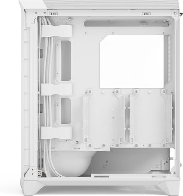 Корпус для ПК Fractal Design Meshify 3 White RGB TG Clear Tint з RGB підсвіткою та сітчастою передньою панеллю, підтримка ATX/mATX, 3 RGB вентилятори Momentum включені