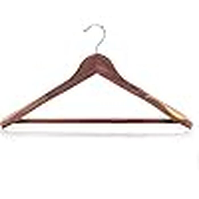 Вішалки для одягу з кедра Hangerworld (10 шт), 45 см, з широкими плечиками для захисту від молі
