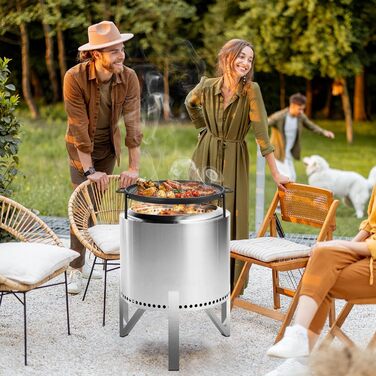 Підставка для вогнища Onlyfire з нержавіючої сталі для Solo Stove Ranger 38,1 см і Bonfire 49,5 см, аксесуари для вуличних камінів, інструменти для фаєрпітів