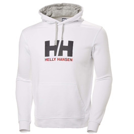 Чоловіча біла толстовка-худі Helly Hansen HH Logo з капюшоном, розмір L
