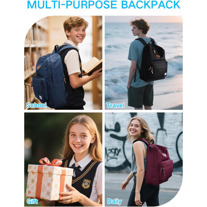 Жіночий рюкзак RAVUO, водонепроникний, 15.6