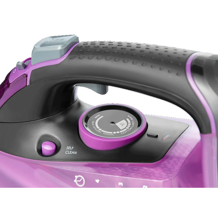 Парова праска Morphy Richards Turbosteam 2800 Вт, фіолетова