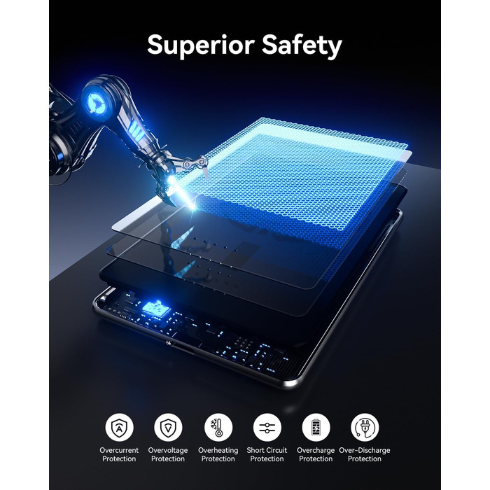 Power Bank Kuulaa Ultra Slim 5000 mAh з MagSafe, Type-C 20W, Швидка зарядка, 7.2 мм, для iPhone 16/15/14/13/12, чорний