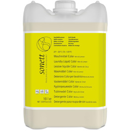 Екологічний рідкий засіб для прання кольорових речей Sonett Color Mint & Lemon, 10 л