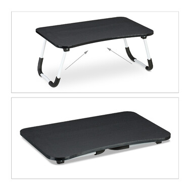 Relaxdays Black Laptop Table