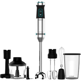 Блендер Cecotec Stabmixer Power TitanBlack 1500 XL PerfectCream з титановим покриттям, 1500 Вт, 6 насадок