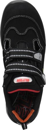 Робочі черевики ELTEN Scott XXT ESD S1PS, текстильні, чорні, для жінок та чоловіків, з пластиковою захисною капами (легші за сталеві), спортивні, 37 EU