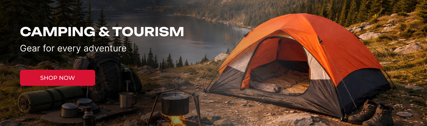 Camping and hiking